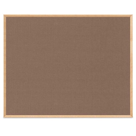 United Visual Products Wood Combo Board, 72"x48", Cherry/White Porcelain & Rubber UVDECORK7248OAK-CHERRY-WHTPORC-RUBBER